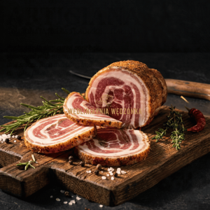 Pancetta – dojrzewający boczek bez peklosoli – Wędliniarnia Wędzonka