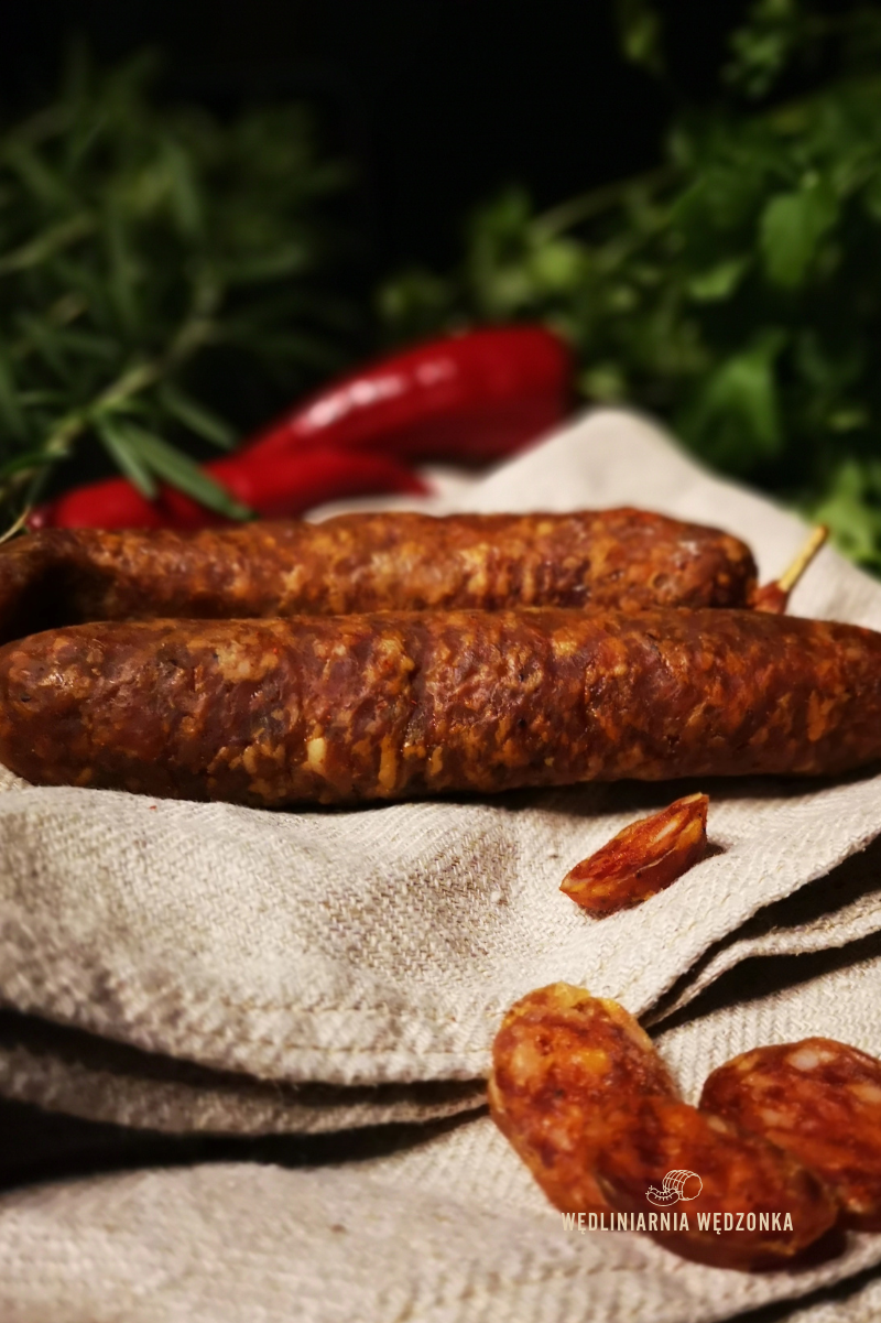 Kiełbasa chorizo – Naturalna, Bez Konserwantów, azotynów