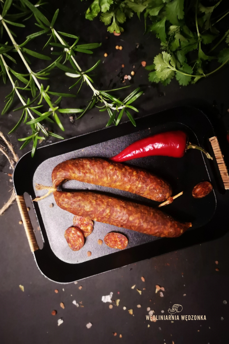 Wędliniarnia Wędzonka - Kiełbasa chorizo – Naturalna, Bez Konserwantów, azotynów