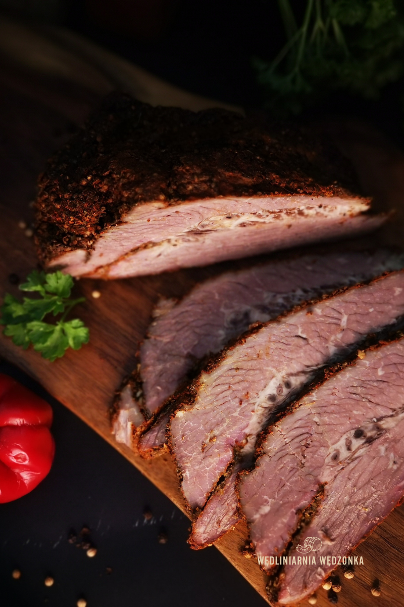 Pastrami wołowe bez chemii i konserwantow Wędliniarnia Wędzonka