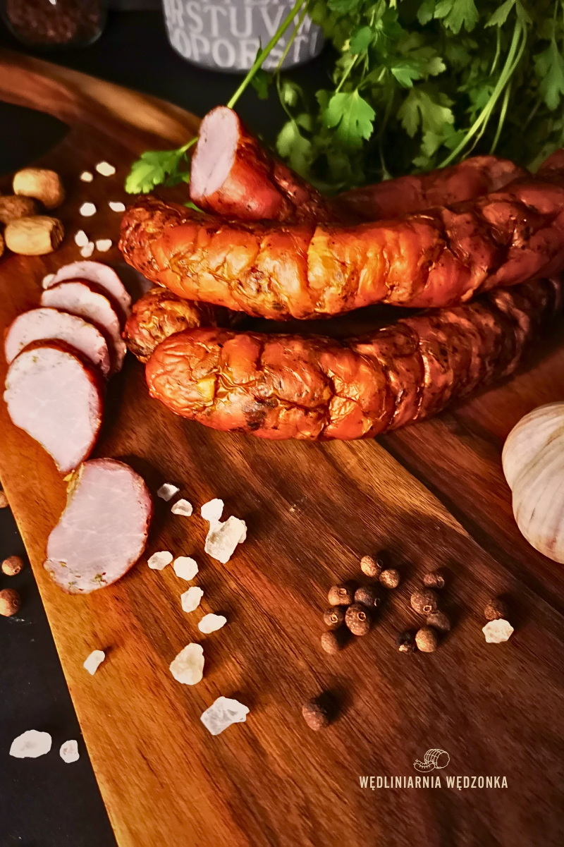 Wędliniarnia Wędzonka Kiełbasa Palcówka bez peklosoli, glutenu, bez chemii